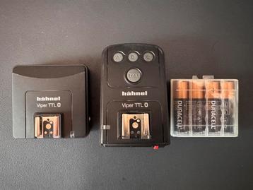hähnel flash zender en receiver voor Nikon beschikbaar voor biedingen