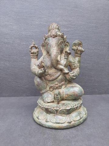 statue en bronze Ganesh/Ganapati/Inde