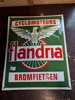 Flandria emaille reclamebord repro, Verzamelen, Ophalen of Verzenden, Reclamebord