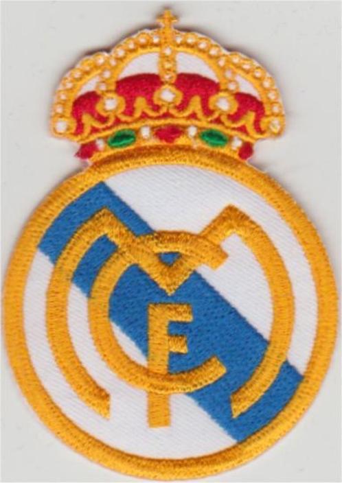 Real Madrid CF stoffen opstrijk patch embleem, Collections, Articles de Sport & Football, Neuf, Envoi