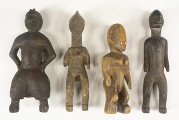 Art Africain - 4 anciennes statuettes Dogon - Mali