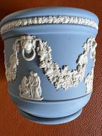 Wedgwood Jasperware bloempot blauw ALS NIEUW, Antiek en Kunst, Antiek | Keramiek en Aardewerk, Ophalen of Verzenden