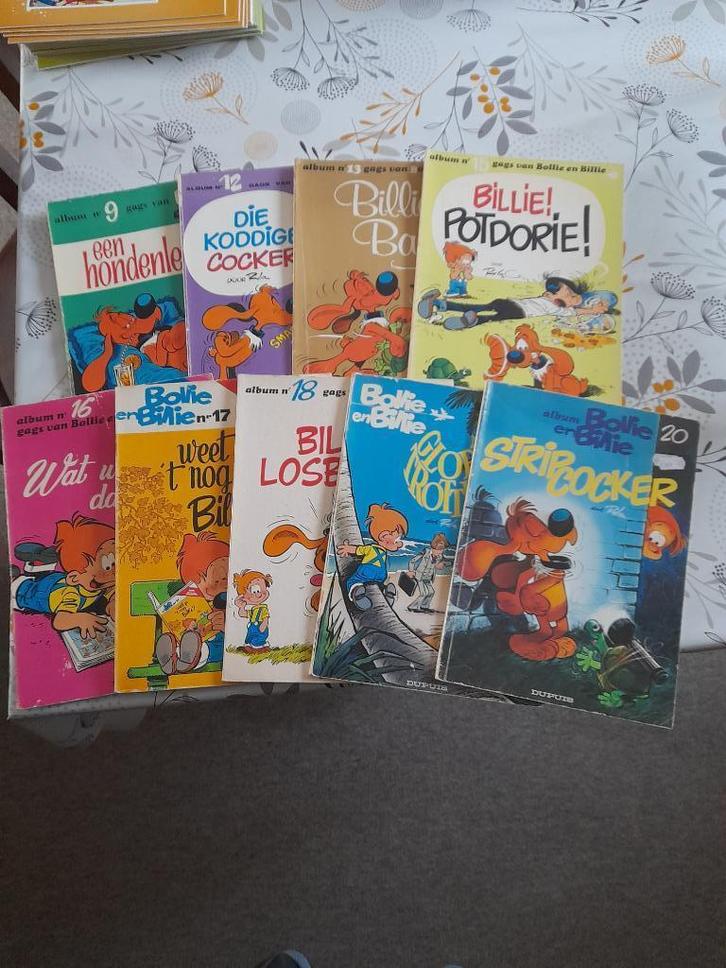 Bollie en Billie nrs 9,12,13,15 t.e.m.20 eerste druk 1976/, Boeken, Stripverhalen, Gelezen, Ophalen of Verzenden