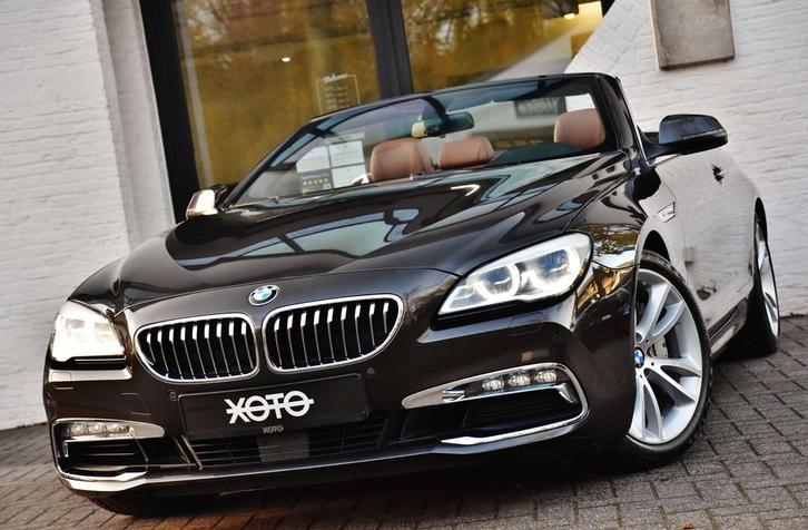 BMW 6 Serie 640 I CABRIOLET *BELGIAN CAR / FULL HISTORY*, Auto's, BMW, Bedrijf, Te koop, 6 Reeks, ABS, Achteruitrijcamera, Adaptieve lichten