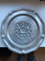 Tinnen bord, Antiek en Kunst, Antiek | Tin, Ophalen of Verzenden