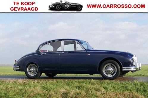 Jaguar MK II  Te koop gevraagd, Autos, Jaguar, Entreprise, Autres modèles, Essence, Berline, Boîte manuelle, Argent ou Gris, Noir