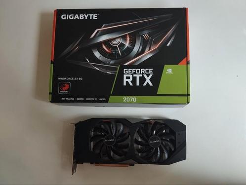 Gigabyte RTX 2070, Computers en Software, Videokaarten, Zo goed als nieuw, Nvidia, PCI-Express 3.0, GDDR6, HDMI, DisplayPort, Ophalen of Verzenden
