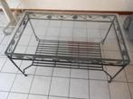 table de salon vitre biseautée long 1 m larg 60  haut 46 cm, Maison & Meubles, Enlèvement ou Envoi, Neuf