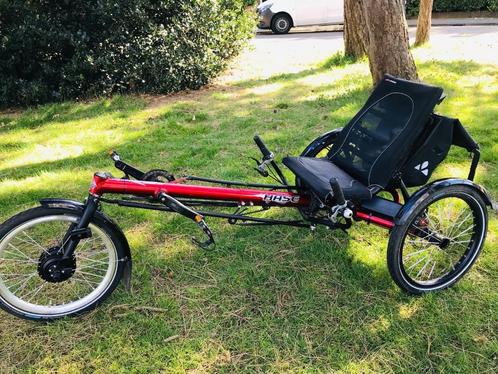 Hase Kettwiesel elektrisch Ligfiets driewielfiets, Fietsen en Brommers, Fietsen | Ligfietsen, Ophalen of Verzenden
