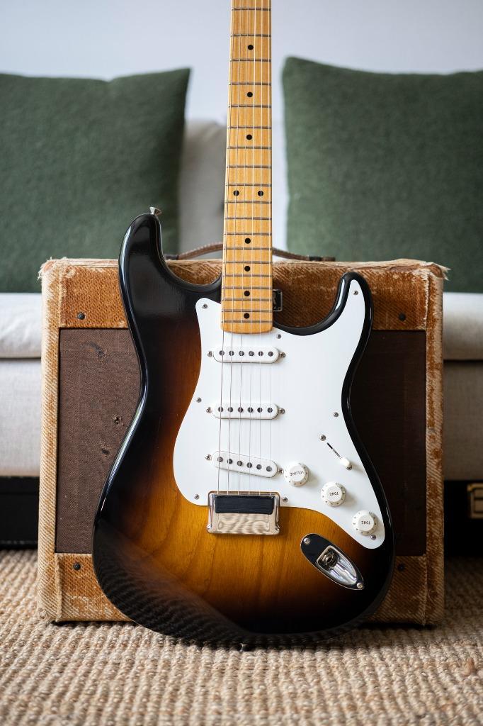 2022 Fender Stratocaster ’55 Hardtail Custom Shop, Muziek en Instrumenten, Snaarinstrumenten | Gitaren | Elektrisch, Gebruikt