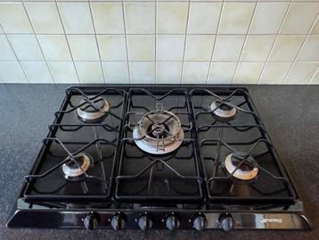 SMEG Gasvuur, Elektronische apparatuur, Kookplaten, Ophalen, Gebruikt, Inbouw, Gas