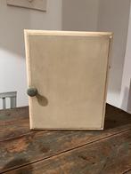 VINTAGE KASTJE BADKAMER MEDICIJNKASTJE HOUT ORIGINEEL!, Antiek en Kunst, Ophalen of Verzenden