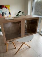 Besta Ikea kast met glazen leggers, Huis en Inrichting, Ophalen, Overige materialen, Met deur(en), 150 tot 200 cm