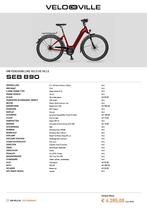 ebike, Fietsen en Brommers, Elektrische fietsen, Nieuw, Overige merken, 50 km per accu of meer, Minder dan 47 cm