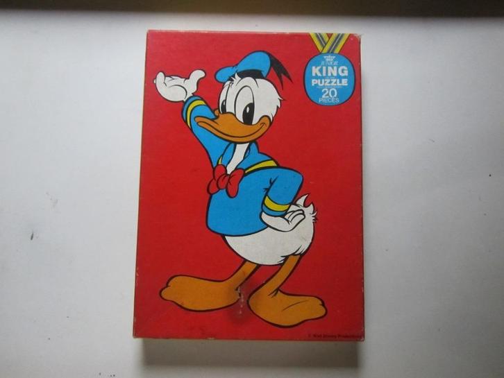 Junior King Puzzle Donald Duck N K20 - 1822, Verzamelen, Disney, Gebruikt, Overige typen, Donald Duck, Ophalen of Verzenden