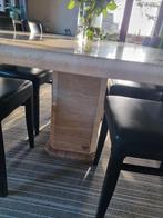 Travertin eettafel, Huis en Inrichting, Tafels | Eettafels, Ophalen