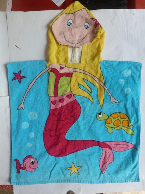 badcape zeemeermin, Kinderen en Baby's, Badjes en Verzorging, Zo goed als nieuw, Overige typen, Ophalen of Verzenden