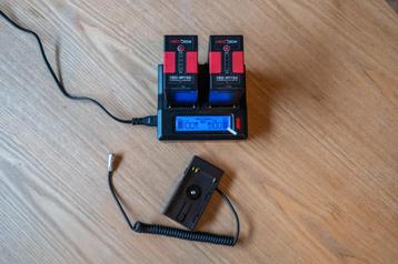 Hedbox BPU 75 batterijen + adapter plate beschikbaar voor biedingen