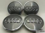 AUDI Logo Naafdop (set) ø 61 mm 4M0601170 Naafkap Grijs, Auto-onderdelen, Overige Auto-onderdelen, Verzenden, Nieuw