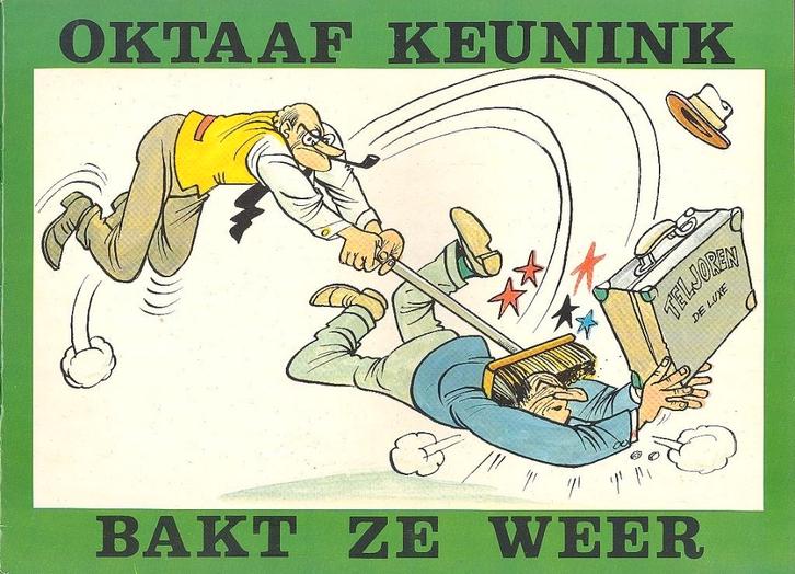 Oktaaf Keunink bakte ze weer., Boeken, Stripverhalen, Gelezen, Eén stripboek, Ophalen of Verzenden