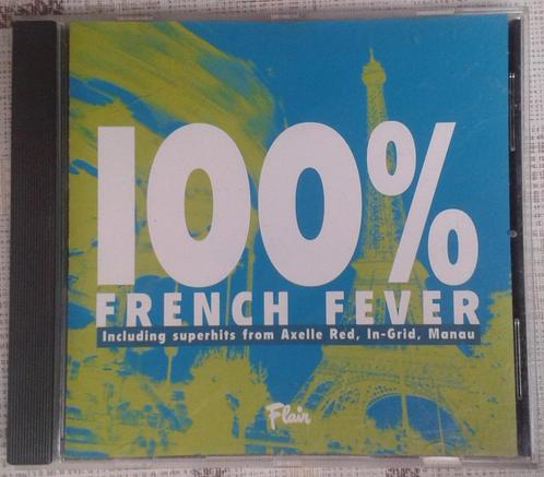 CD - 100% French Fever - Pop - Franstalig - Als nieuw - € 4, Cd's en Dvd's, Cd's | Pop, Zo goed als nieuw, 1960 tot 1980, Ophalen of Verzenden