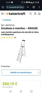 Escabeau 8 marches – KRAUSE, Ophalen, Nieuw, Ladder