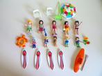 Playmobil: on the beach. 10 poppetjes, 4 surfplanken, enz, Ophalen of Verzenden, Gebruikt, Complete set