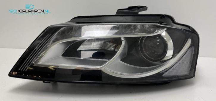 Audi A3 Sportback 8P Facelift Bi Xenon LED koplamp links, Autos : Pièces & Accessoires, Éclairage, Audi, Utilisé, Enlèvement ou Envoi