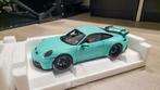Norev 1:18 Porsche GT3 mint green / blue, Enlèvement ou Envoi, Neuf, Voiture, Norev
