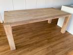 Massief eiken eettafel, Huis en Inrichting, Tafels | Eettafels, Ophalen, Gebruikt, 100 tot 150 cm, Eikenhout