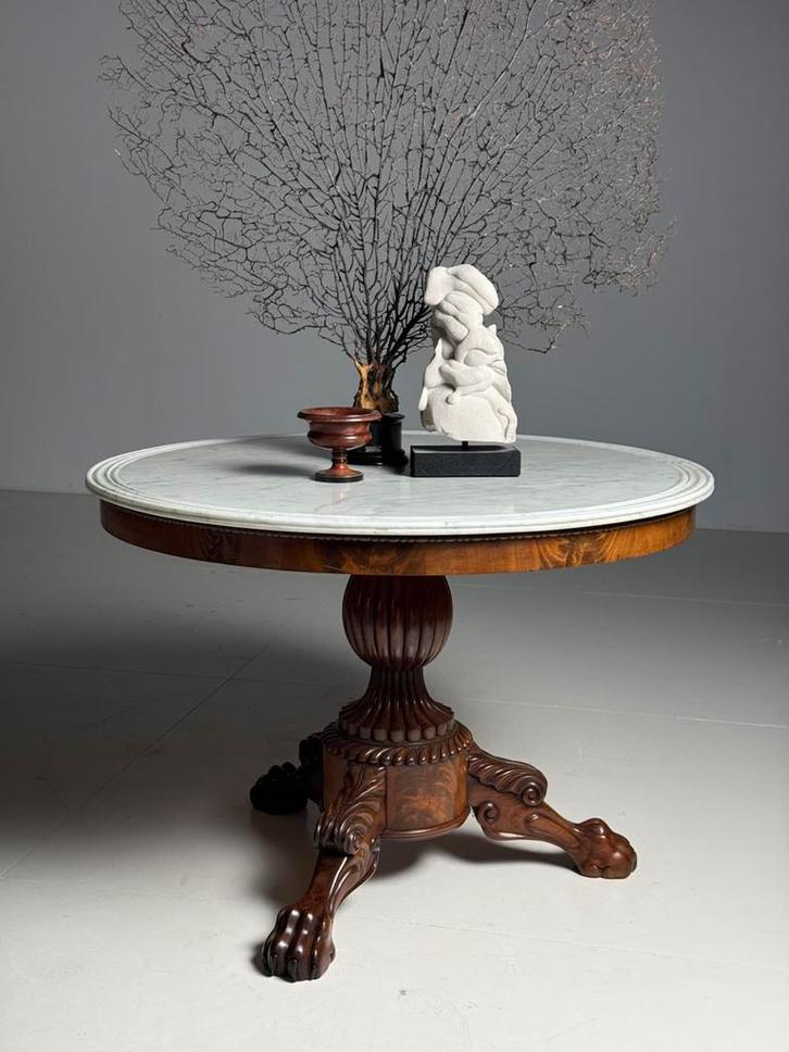 Franse Center Table 19e eeuw antiek, Antiek en Kunst, Antiek | Meubels | Tafels, Ophalen