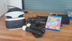 PSVR met V2 camera en twee move v2 controllers, Consoles de jeu & Jeux vidéo, Virtual Reality, Comme neuf, Enlèvement ou Envoi