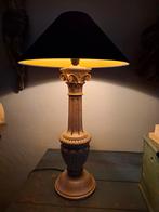 PRÀCHTIGE ANTIEKE EIKEN TAFELLAMP, Ophalen