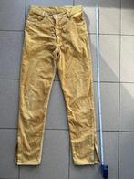 toffe broek okergele velours met brede ribben, Ophalen, Overige kleuren, Zo goed als nieuw, Maat 36 (S)