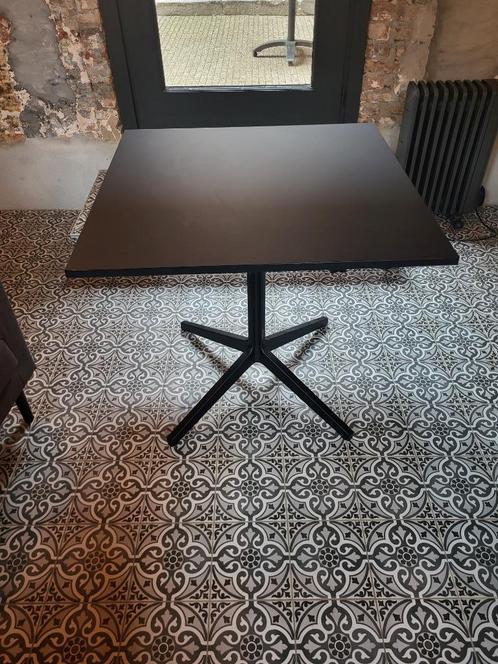 6 design tafeltjes (kantelbaar 80cm x 80cm), Huis en Inrichting, Tafels | Bijzettafels, Zo goed als nieuw, Vierkant, 45 tot 60 cm