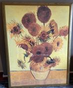 Zonnebloemen - Vincent van Gogh - achter glas, Antiek en Kunst, Kunst | Schilderijen | Klassiek, Ophalen