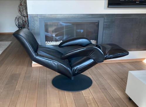 Zwart leren Jori Symphony relax fauteuil, Huis en Inrichting, Fauteuils, Ophalen