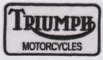 Triumph motorcycles stoffen opstrijk patch embleem #18, Motoren, Verzenden, Nieuw