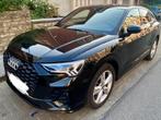 Audi Q3 Sportback S Line 35 TFSI Stronic Zwart, Auto's, Parkeersensor, Euro 6, Zwart, Leder