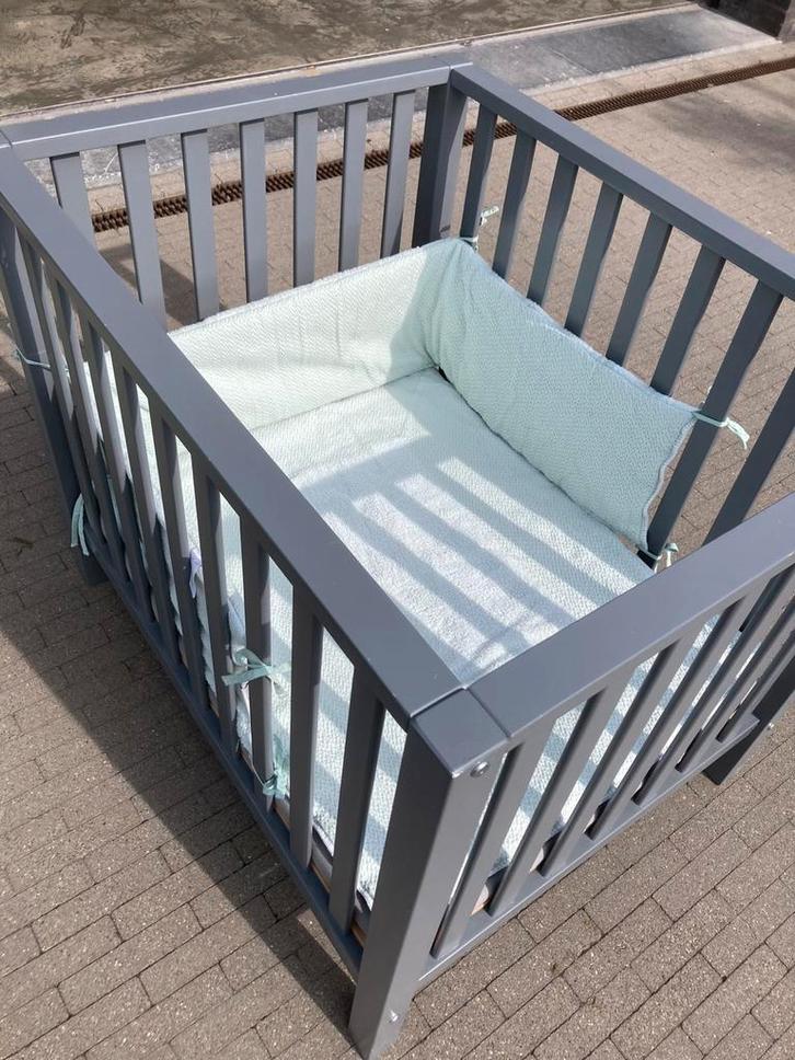 Box TWF en toebehoren, Kinderen en Baby's, Babyparken, Gebruikt, Vierkant, In hoogte verstelbaar, Boxkleed, Ophalen