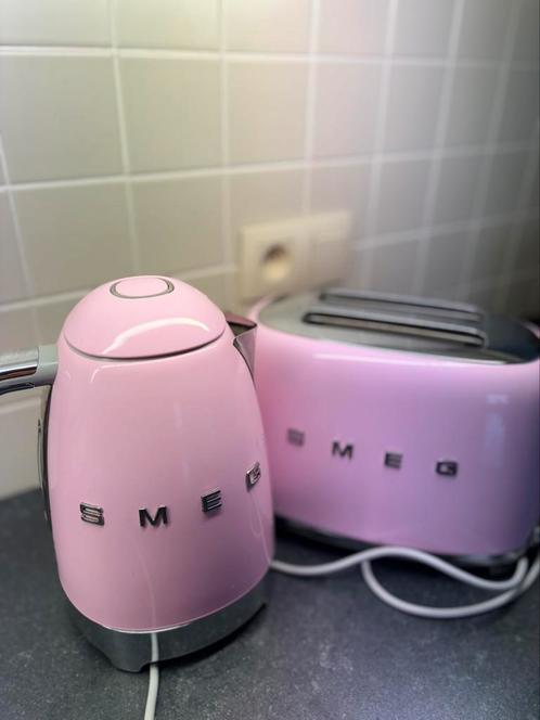 Broodrooster en waterkoker SMEG, Elektronische apparatuur, Waterkokers, Zo goed als nieuw, Ophalen
