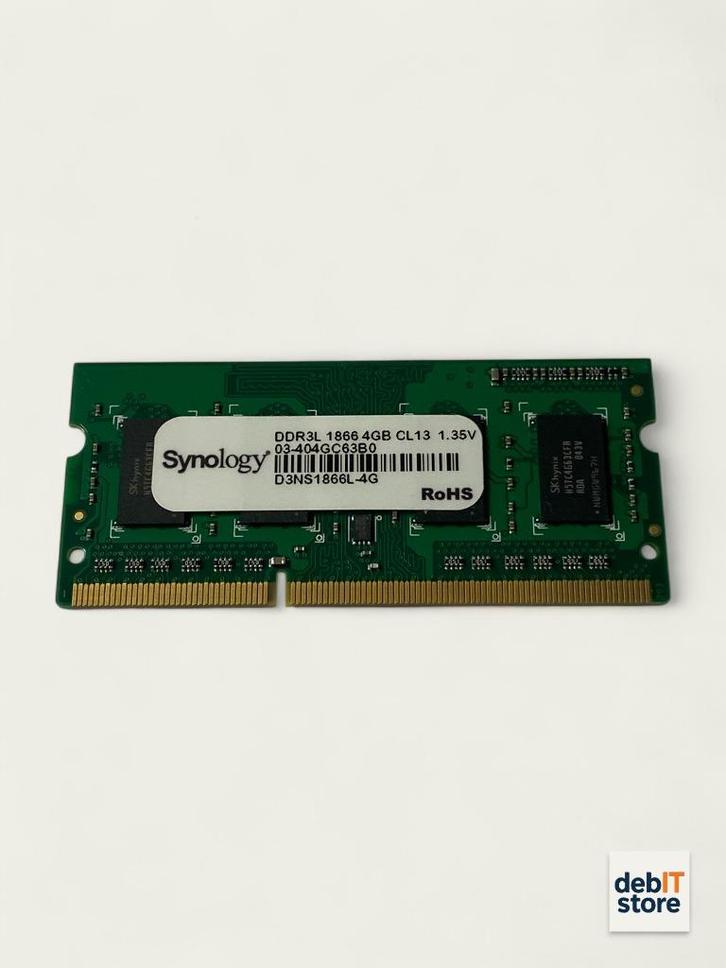 Synology 4gb DDR3L *D3NS1866L-4G* origineel (DS918+/DS218+), Computers en Software, RAM geheugen, Nieuw, 4 GB, DDR3, Ophalen of Verzenden