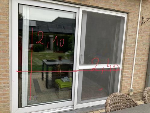 schuifraam pvc ,gereserveerd, Doe-het-zelf en Bouw, Raamkozijnen en Schuifdeuren, Gebruikt, Raamkozijn, Kunststof, 150 tot 225 cm