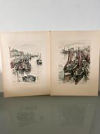 Jan Korthals 2 prints, Antiek en Kunst, Kunst | Tekeningen en Fotografie, Ophalen of Verzenden