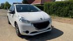 Peugeot 208 1.2 benzine blanco  gekeurd airco, Auto's, Peugeot, Voorwielaandrijving, Stof, Zwart, Parkeersensor