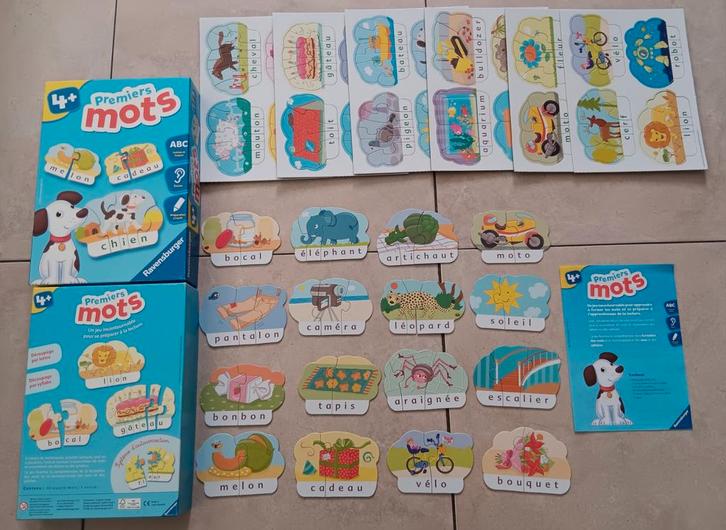 Premier mot 4+, découpage des mots en lettres et en syllabes, Enfants & Bébés, Jouets | Éducatifs & Créatifs, Enlèvement ou Envoi