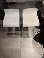 2 barkrukken wit, Maison & Meubles, Tabourets de bar, Enlèvement, Comme neuf