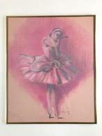 Pasteltekening Guillaume Liat, 1989, ballerina, Ophalen of Verzenden