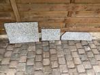 3 tablettes en pierre naturelle, Jardin & Terrasse, Pavé & Dalles, Enlèvement, Comme neuf, Pierre naturelle