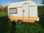 Caravan 650kg keuringvrij, Caravans en Kamperen, Caravans, Standaardzit, Tot en met 3, Luifel, Wilk